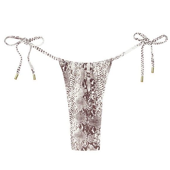 Monday Swimwear Bikini Set Clovelly Top and Isla Mujeres Bottoms - New Snake - Picture 2 of 6